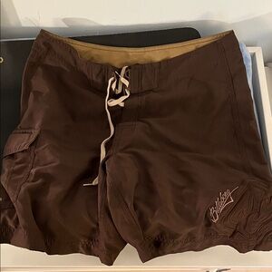 Billabong Chocolate Brown Hybrid Shorts